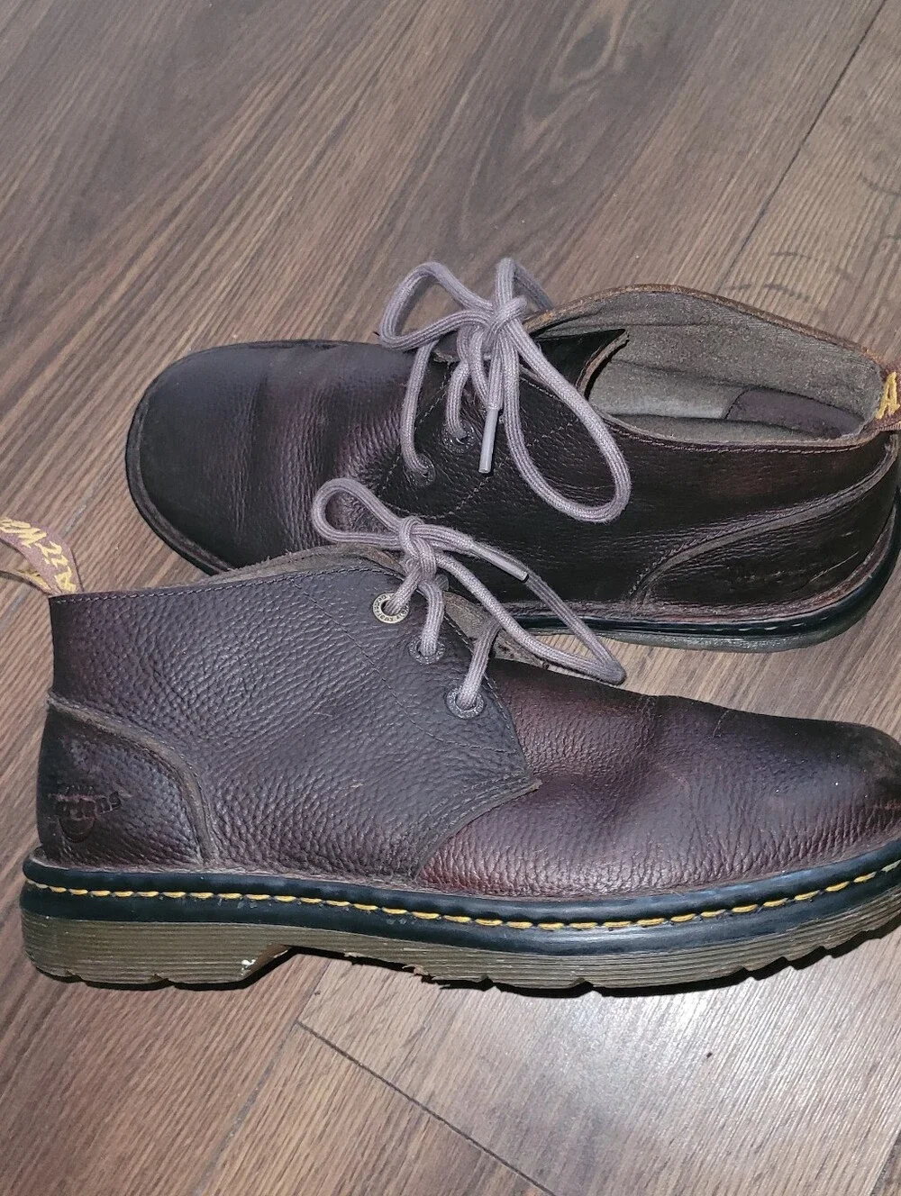 Dr. Martens Men’s Sussex Chukka Boots in Dark Brown Leather